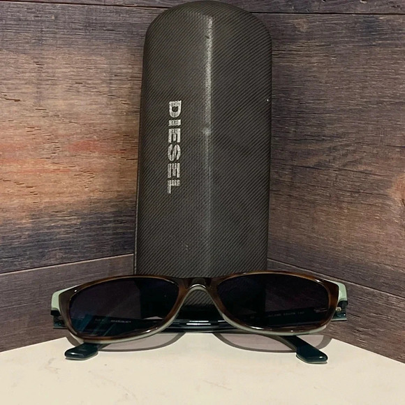 Diesel Eyeglasses DL5012 col.056 Tortoise&Green on Blue B-Shape Frame 52[]16 140 - Picture 1 of 10